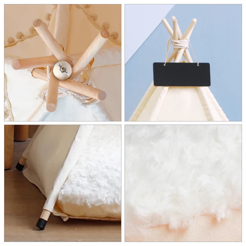 PeppercornPets Cosy Teepee Pet Bed